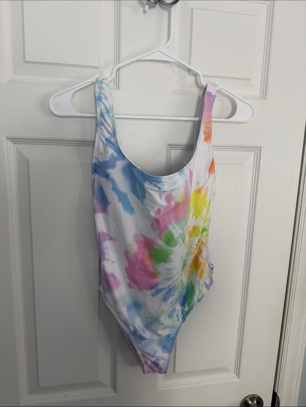 Kenny Flowers Multicolor Tie-Dye Scoop One-Piece Swimsuit